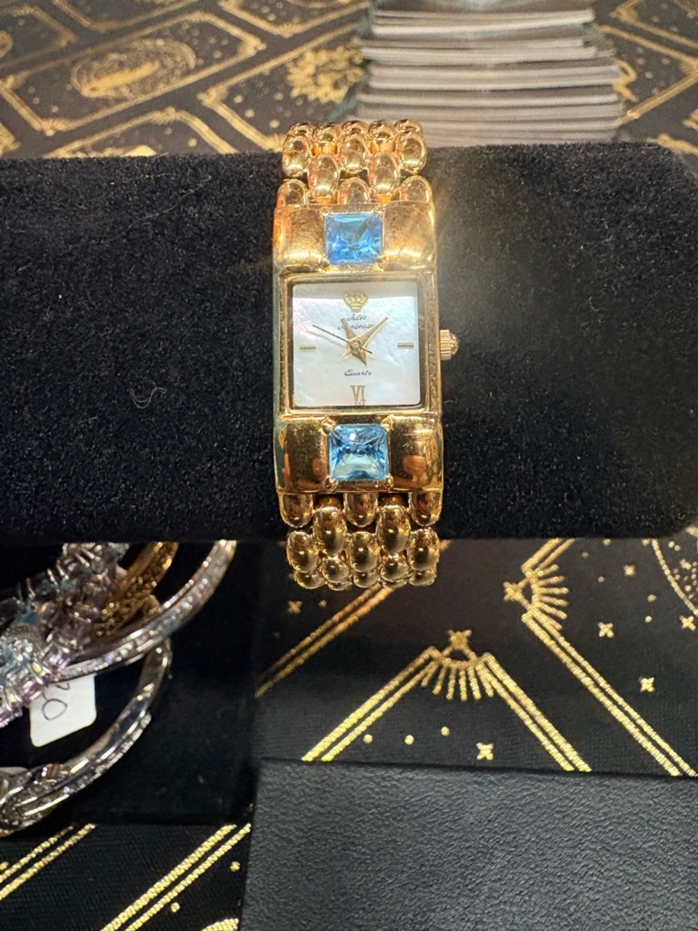 Vintage Jules Jurgensen Blue Topaz Watch